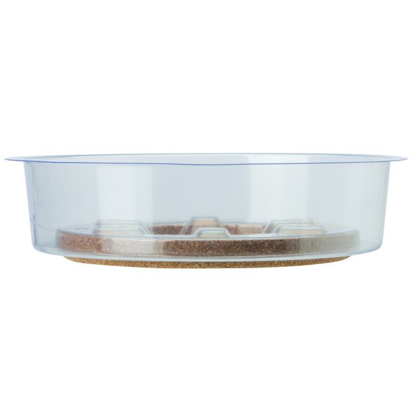 Miracle-Gro Miracle-Gro 1.5 in. H X 10 in. D Cork/Plastic Hybrid Plant Saucer Clear SMGCKV10